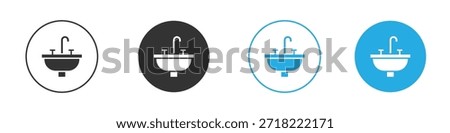 Sink icon for app and web design. Simple element illustration.