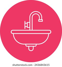 Sink Icon Design For Personal And Commercial Use