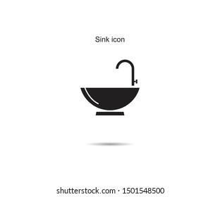 Sink icon design vector illustration graphic on background