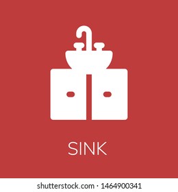  Sink icon. Editable  Sink icon for web or mobile.
