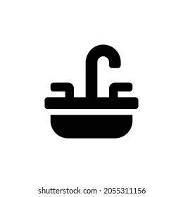 sink Icon. Flat style design isolated on white background. Vector illustration