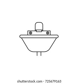Sink icon on white background
