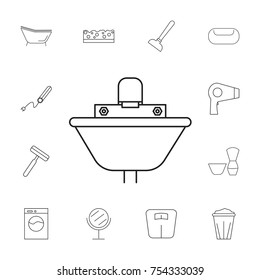 Sink icon on white background