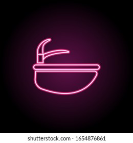 Sink icon. Simple thin line, outline vector of bathroom icons for ui and ux, website or mobile application