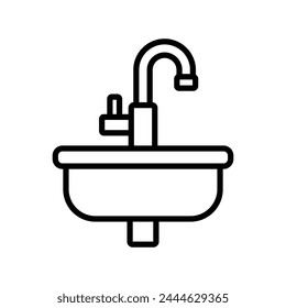 sink icon vector design template simple and clean