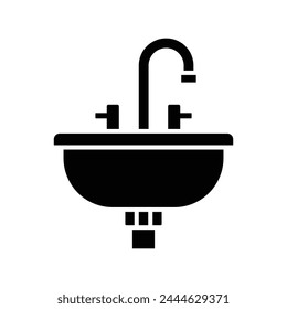 sink icon vector design template simple and clean