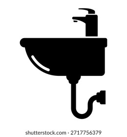 Modelo de design de vetor de ícone de dissipador simples e moderno