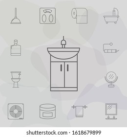 Sink icon. Web icons universal set for web and mobile