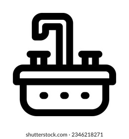 sink icon for your website, mobile, presentation, and logo design.