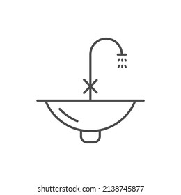 sink  icons  symbol vector elements for infographic web