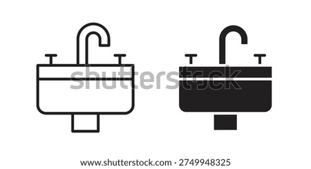 Sink icons for website design and development, app development. EPS10