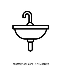 Sink icon,vector illustration. Flat design style. vector sink icon illustration isolated on White background, sink icon Eps10. sink icons graphic design vector symbols.