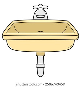 sink illustration hand drawn isolated vector