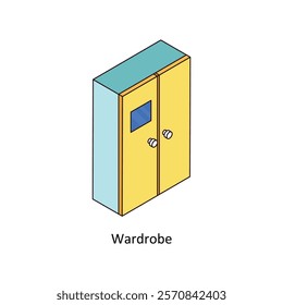 Sink isometric Colored illustration. EPS File stock illustration
