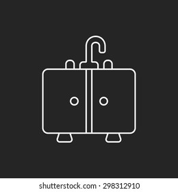 Sink line icon