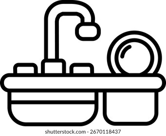 Design de ícone de vetor de Linha de Coletor