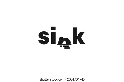 Sink Logo Design Logo Type Vector Stock Vector (Royalty Free ...