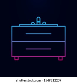 Sink nolan icon. Simple thin line, outline vector of bathroom icons for ui and ux, website or mobile application