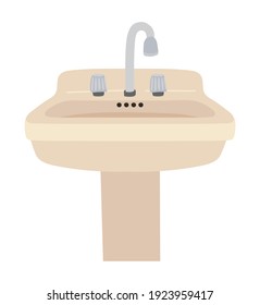 sink over a white background vector illustration design