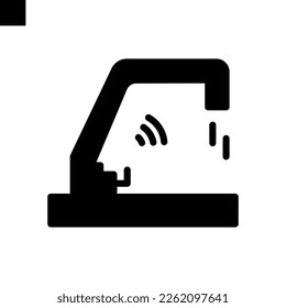 sink smart icon glyph style vector