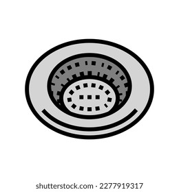 sink strainer home interior color icon vector. sink strainer home interior sign. isolated symbol illustration