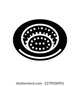 sink strainer home interior glyph icon vector. sink strainer home interior sign. isolated symbol illustration