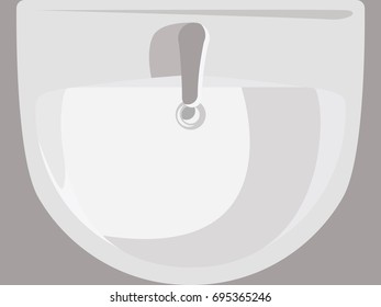 Sink top view
