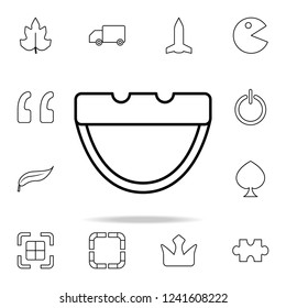 sink top view icon. Detailed set of simple icons. Premium graphic design. One of the collection icons for websites, web design, mobile app