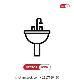 Sink vector icon