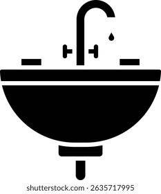 Sink vector icon. Can be used for printing, mobile and web applications.