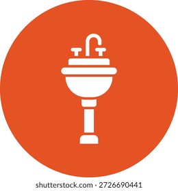 Design-Illustration für Senkenvektorsymbol
