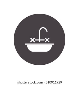 sink vector icon illustration symbol