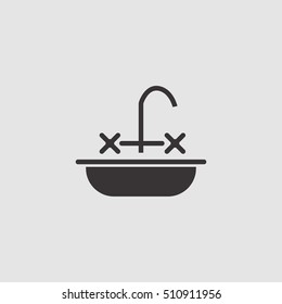 sink vector icon illustration symbol