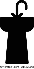 Sink Vector illustration on a transparent background.Premium quality symmbols.Glyphs vector icon for concept and graphic design.