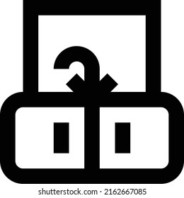 ilustración del vector del receptor en un fondo transparente.Símbolos de calidad superior.Iconos vectores de trazo para el diseño de conceptos y gráficos.