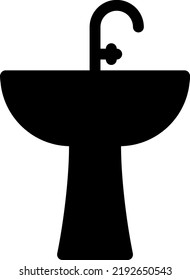 sink  Vector illustration on a transparent background. Premium quality symmbols. Glyphs vector icons for concept and graphic design.