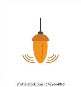 Sinker, Instrument, Measurement, Plumb, Plummet  Flat Color Icon. Vector icon banner Template