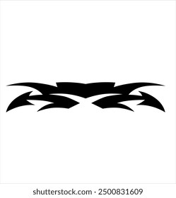 sinple tribal for car decal