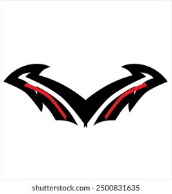 Einzel-Tribal für Autoaufkleber