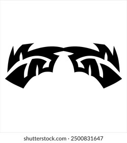 sinple tribal for car decal