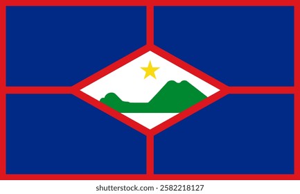Sint Eustatius Flag, Flag of Sint Eustatius