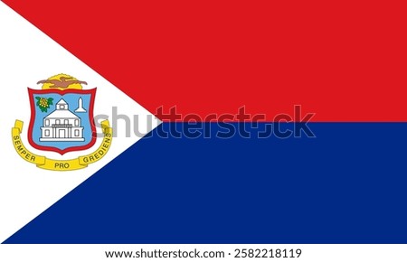 Sint Maarten Flag, Flag of Sint Maarten