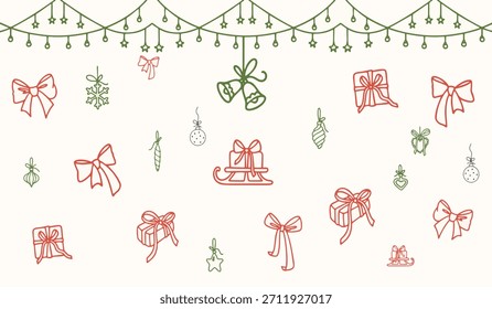 Caractere Sinterklaas rodeado por fundo vetorial de itens tradicionais
