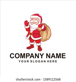 sinterklaas logo vector abstract design