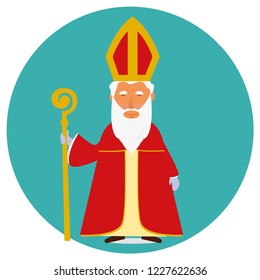 sinterklaas man vector
