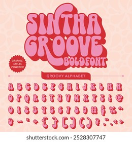 Sintha Groove Retro Antiguas Display Bold Alfabeto tipográfico