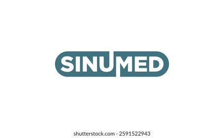 Sinu Med for Cold and flu virus syringe icon logo design template