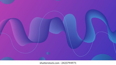 Sinuous background vector design in eps 10