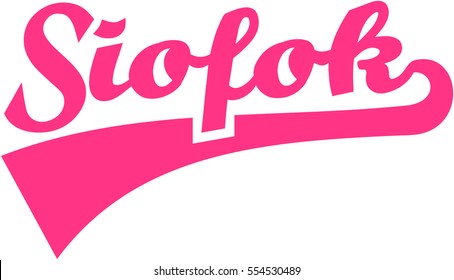Siofok word retro