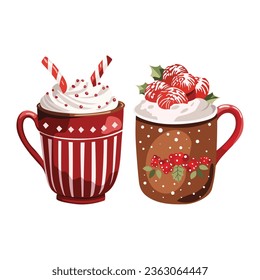 Sip in style this Christmas with festive hot drink cup duo. Perfect for spreading warmth and holiday cheer.